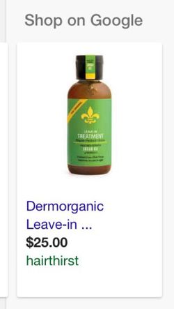 Derm Organic Leave in Treatment