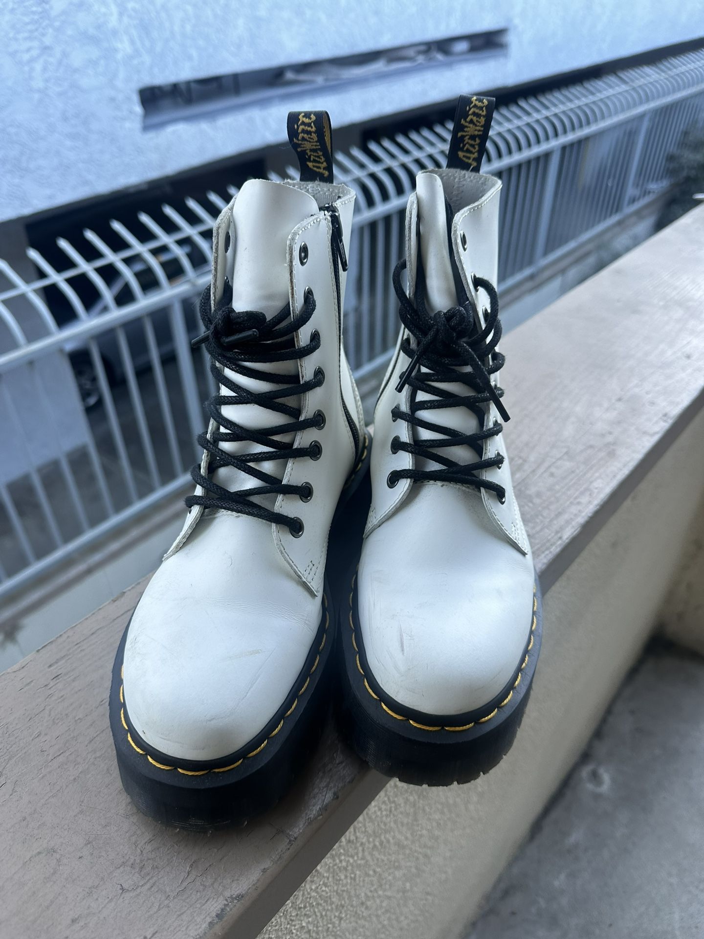 Dr. Martens Jadon Boots White