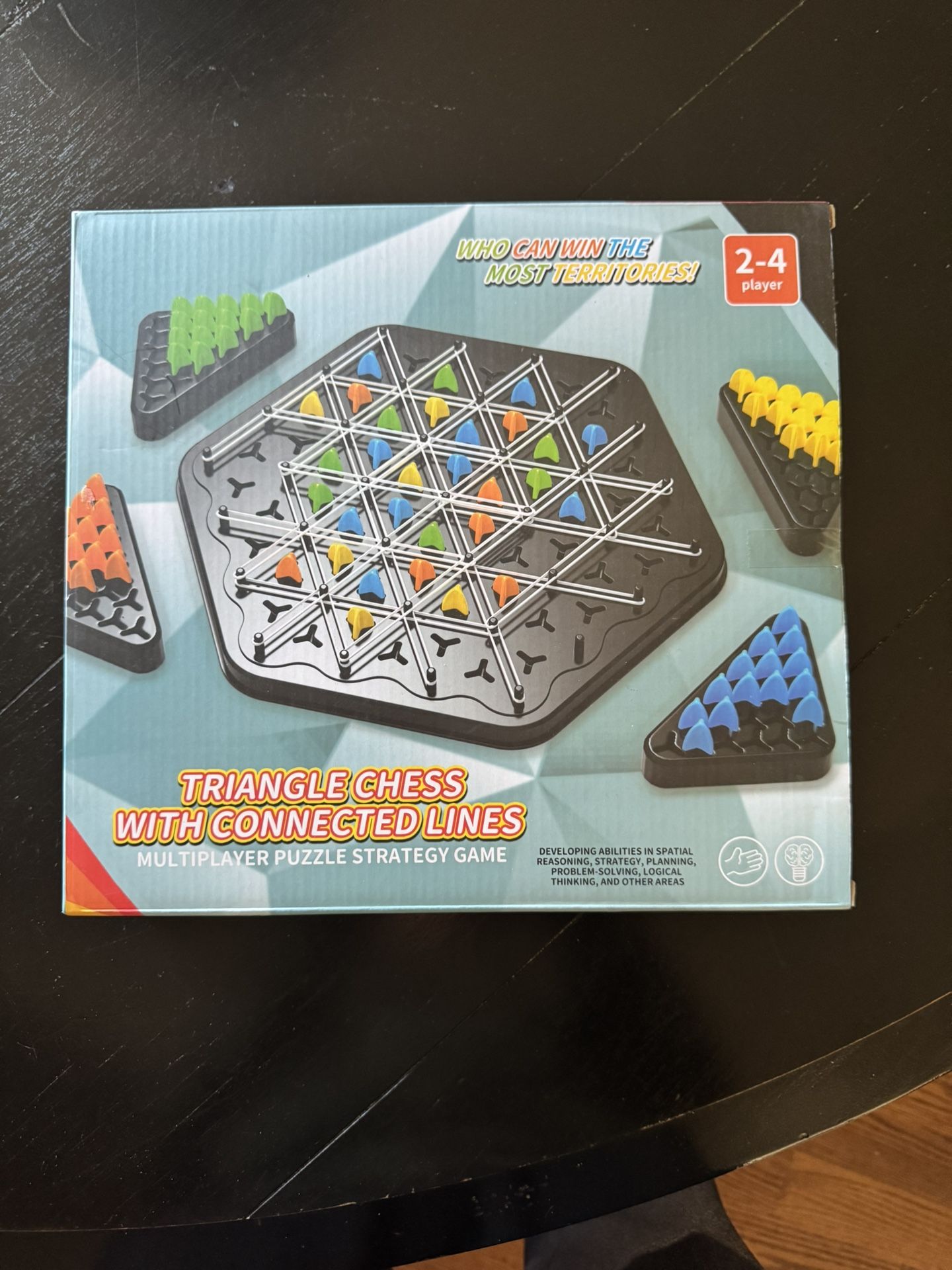 Brand New Triangle Chess With Connected Lines Strategy/Puzzle Game