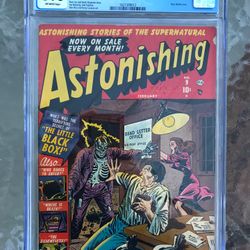 Astonishing #9 (1952) — Atlas Golden Age Skeleton Cover; Stan Lee & Russ Heath