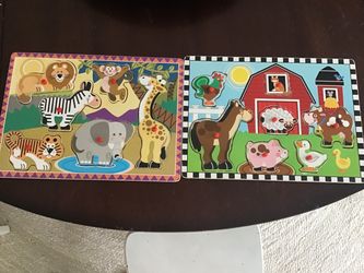Melissa and doug wooden puzzle