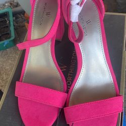 Size 7 Worthington Heels Fushia Color New