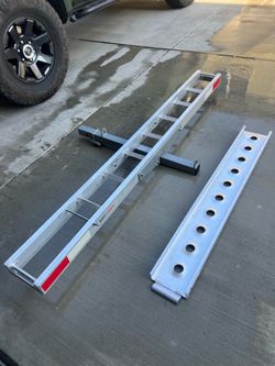 Motorcycle Bike Hitch Carrier Aluminum with Ramp