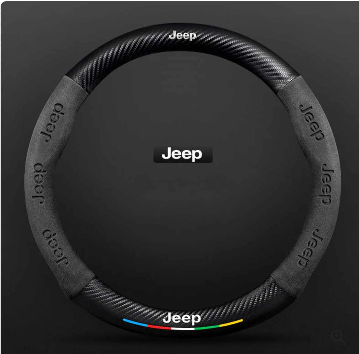 Steering wheel cover logo Jeep