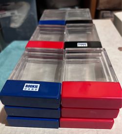 Rookie Card Plastic Protective Cases 90’s safeco plastics ice blocks 20 total