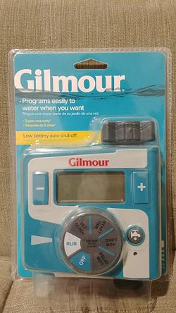 New Gilmour digital water timer