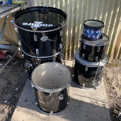 Mix Brand Drum Set Kit 5pc Take All $60 Firm 
