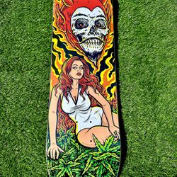 StrangeLove Skateboards 420 Sativa Princess 8.25 Skateboard Deck