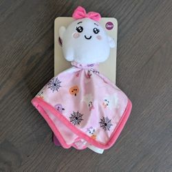 Parent's Choice Soft Baby Lovey, 12 in x 12 in, Ghost Halloween Theme