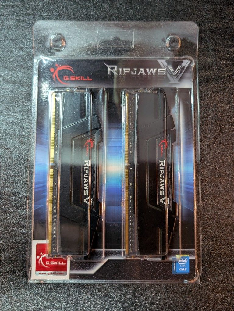 G.Skill RipJaws V Series 64GB (32GBx2) DDR4 RAM 3600MHz