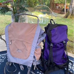 2 Hiking Backpacks 