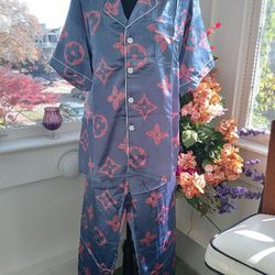 Pajamas Satin Nightwear Loungewear  