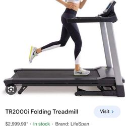 Brand new running incline heavy duty treadmill worth $2000 For Only $650