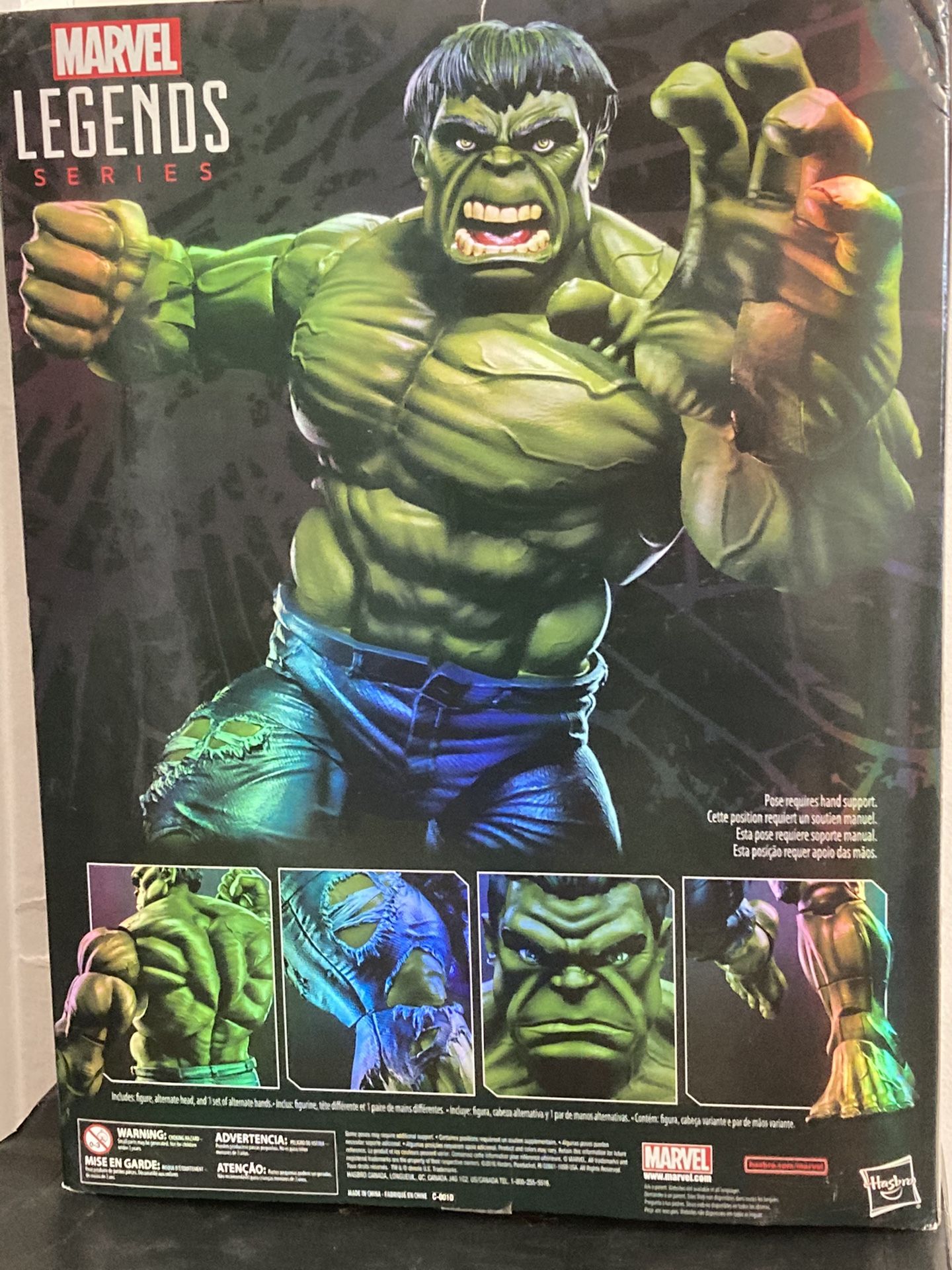 14.5” Tall Green Hulk from Marvel Legends