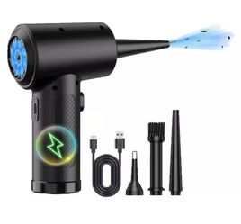 Newhouse Electric Cordless Air Duster NHAD-BR-001, 3-Speed Blower for Car, Computer Cleaning, Rechargeable