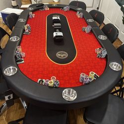 Poker Table 91” Oval 