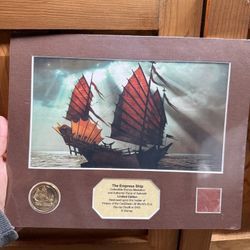 Disney Le Pirates Of Caribbean At Worlds End Empress Ship Lithograph