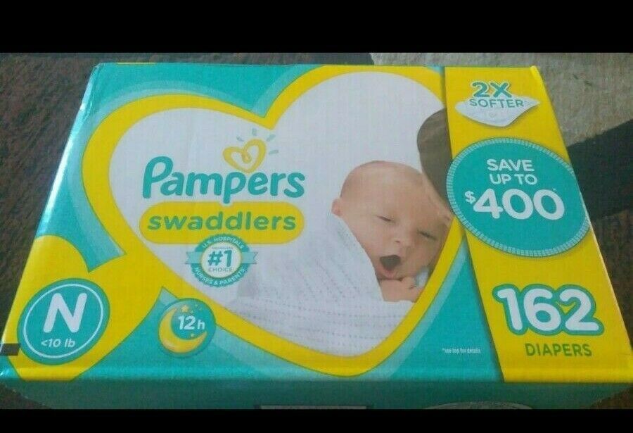 Pampers Swaddlers Newborn 162 Count