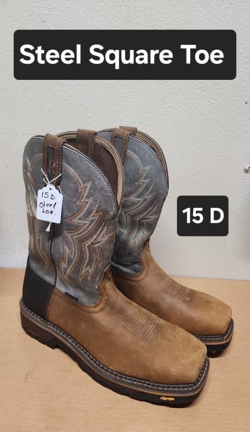 Ariat Work Boot Size 15 D STEEL SQUARE TOE