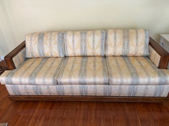 SOFA   SLEEPER  WITH  WOOD  FRAME