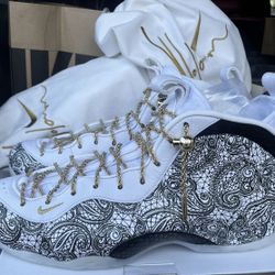 Victor Solomon x Nike Foamposite One ASW All Star Westside Beaches Trophies Collection Size 11