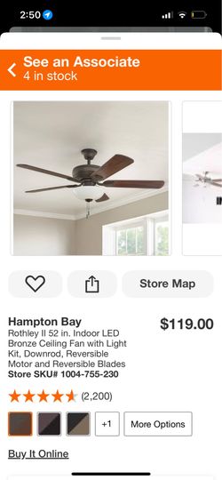 Indoor ceiling fan