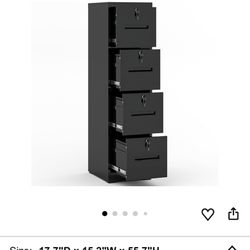 4 Drawer File Cabinet 