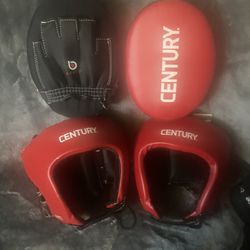 Century Training Helmet & Punching Pads