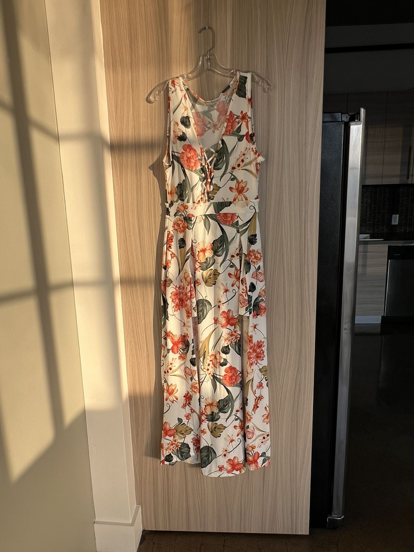 Split Front Wrap Dress