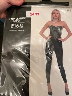 new black corset large/xL for halloween etc