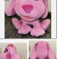 Blues Clues and You Magenta With Glasses 15 INCH LARGE Plush Toy 2020