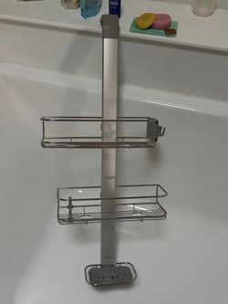 simplehuman Over-Door Adjustable Shower Caddy