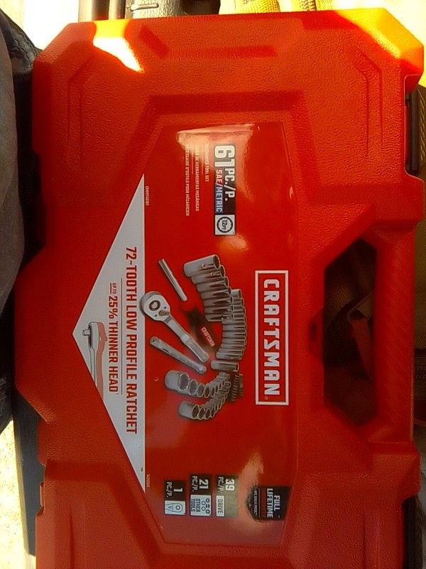 Craftsman 61 Oc Socket Set