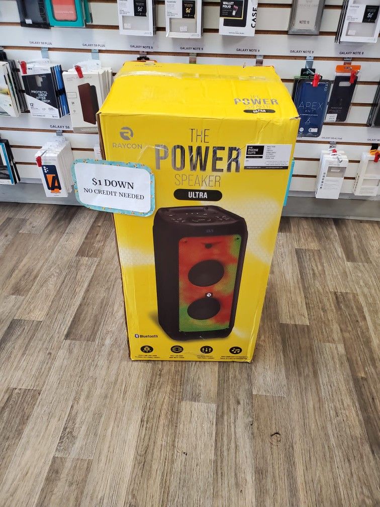 Raycon The Power Speaker Ultra Bluetooth 90 DAY WARRANTY 1 DOWN