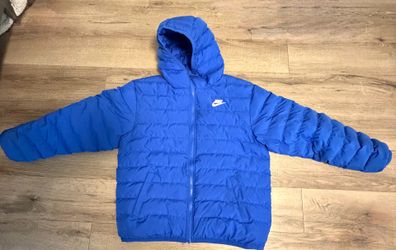 Boys XL youth royal blue Nike puffer jacket