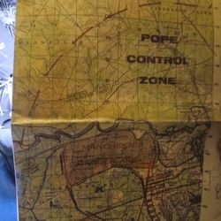 Vintage Military Map Of Clifdale, North Carolina