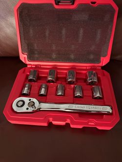 Craftsman 3/8 drive Metric socket set.(new)
