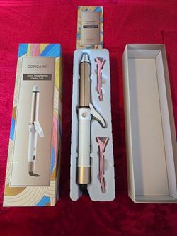 Concare Professional 2-in-1 Anion Straightening Curling Iron
