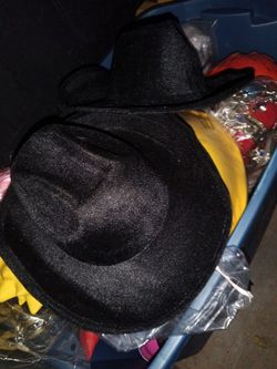 Black velvet cowboy hats 5 available