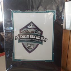 Anaheim Ducks day at disney california adventure 2018 poster