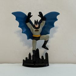 Vintage DC 1993 Wilton Batman Skyline Cake Topper Party Favor Figure 4"
