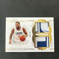 2019 Kawhi Leonard Flawless Dual Patch Gold 8/10