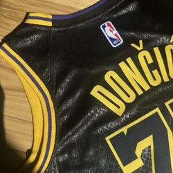 Luka Doncic Black Mamba Lakers Jerseys 