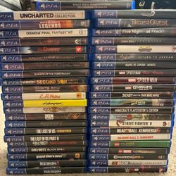 Sony PlayStation 4 Video Games $15 each