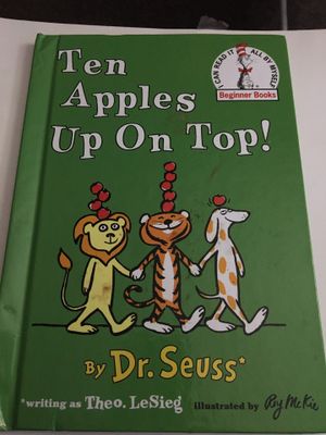 Photo DR. SEUSS TEN APPLES UP ON TOP BEGINNERS BOOK