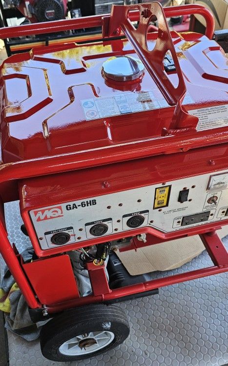 Multiquip GA6HB is a portable generator powered by a Honda engine, 6,000 surge watts