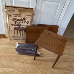 3pc Snack & Stacking Tables 