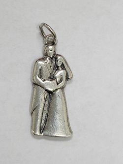 James Avery Retired Sterling Silver Married Couple Charm