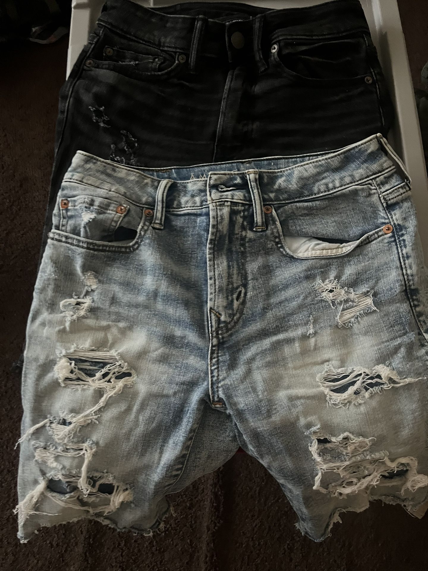 Men Distress Shorts Size 28