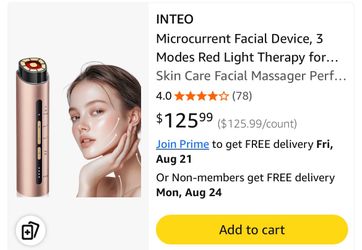 New Rechargeable Facial Massager – 3 Modes